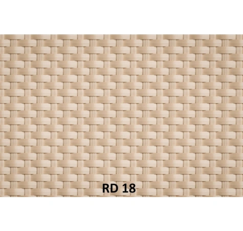 Taśma panelowa z technorattanu w wymiarze 19 cm x 255 cm, kremowy