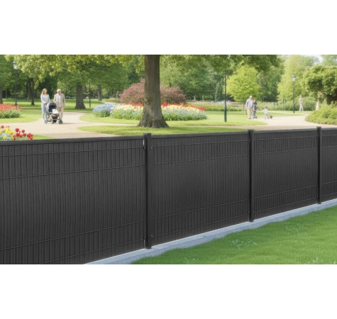 Listwy ogrodzeniowe pionowe 153 x250 RD04 czarne