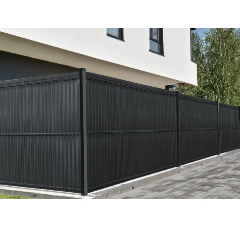 Listwy ogrodzeniowe pionowe 123 x250 RD05 antracyt