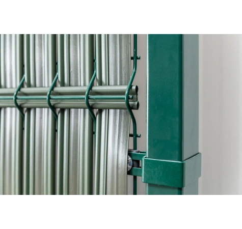 Listwy ogrodzeniowe pionowe 123 X 250 RD12 zielona