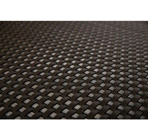 Donica ratanowa z nawodnieniem i dociepleniem 50 x 50 x 43 cm RD02 ciemny brąz