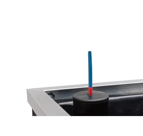 Donica ratanowa z nawodnieniem i dociepleniem 50 x 50 x 43 cm RD04 czarny