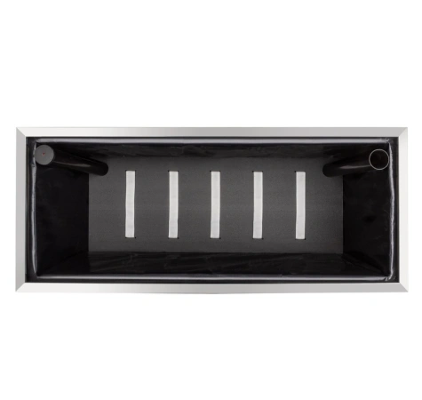 Donica ratanowa z nawodnieniem i dociepleniem 125x39x43 cm RD02 ciemny brąz