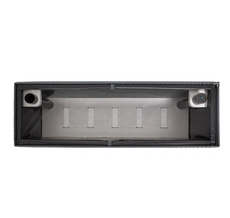 Donica tarasowa z technorattanu z nawodnieniem i dociepleniem 95 x 30 x 43 cm RD12