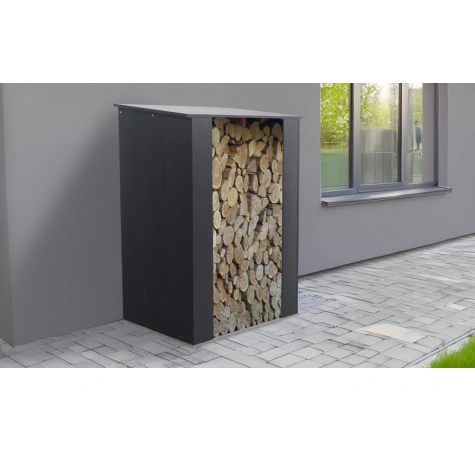 Wiata na drewno ,drewutnia zielona 167x150x75 do montażu