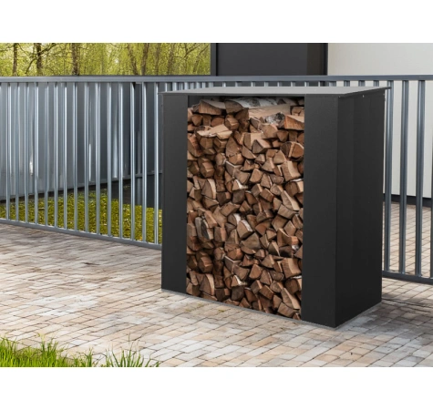 Wiata na drewno ,drewutnia zielona 167x150x75 do montażu