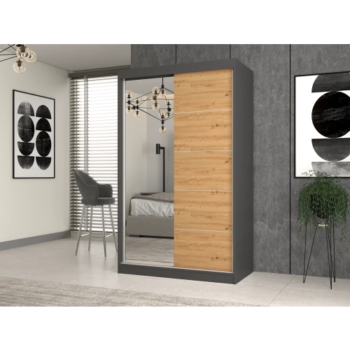 Szafa Iga 120 A/C ANTRACYT ARTISAN-2