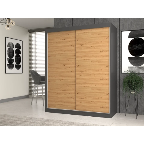Szafa Iga 160/B ANTRACYT ARTISAN-3
