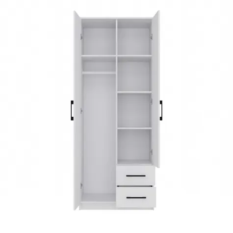 Szafa Romana 80 Z LUSTREM BIAŁY-4