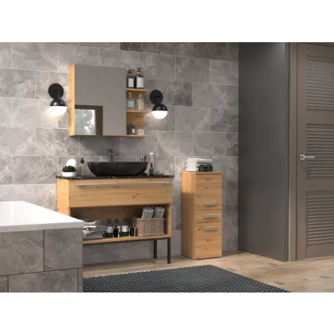 Słupek łazienkowy Nel V DDS DĄB ARTISAN-4