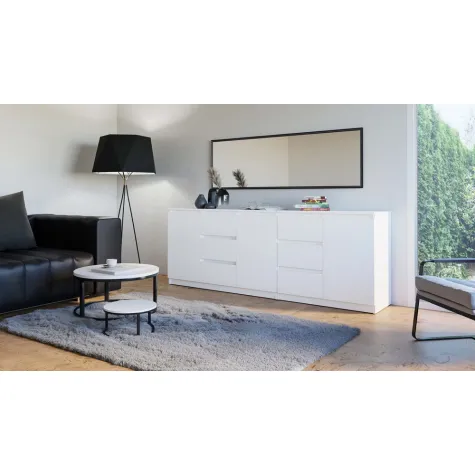 Komoda COSTA 1D3S/2D3S BIAŁY-4