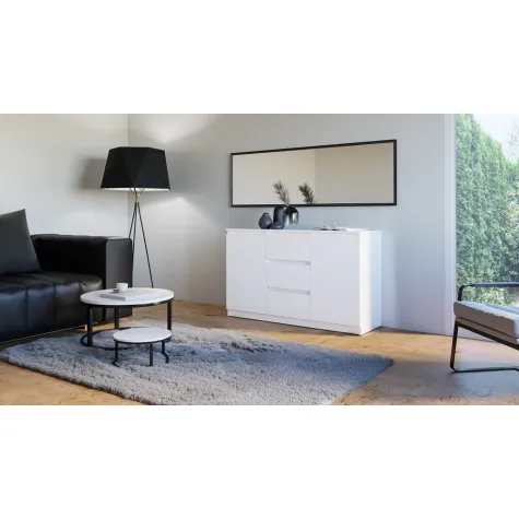 Komoda COSTA 1D3S/2D3S BIAŁY-5