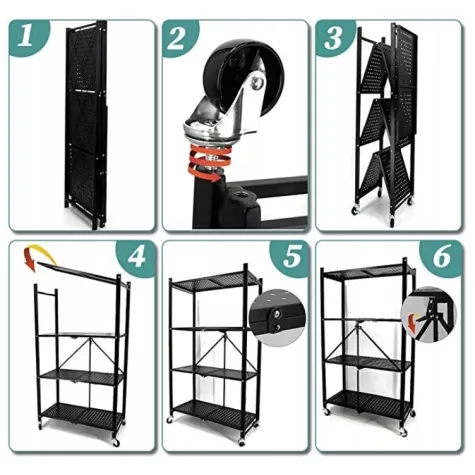 Regał Magazynowe FS004 CZARNY-9