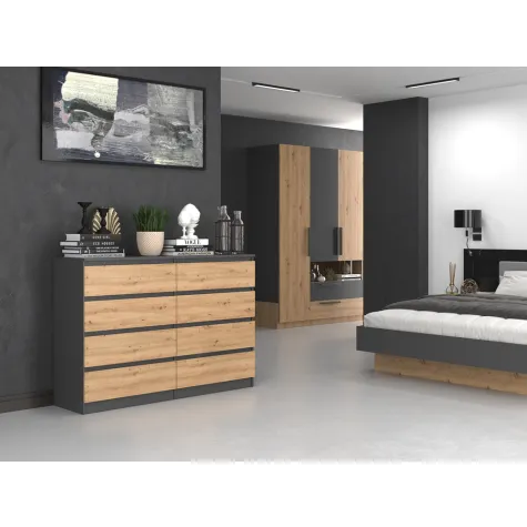 Komoda Malwa M8/140 ANTRACYT ARTISAN-3