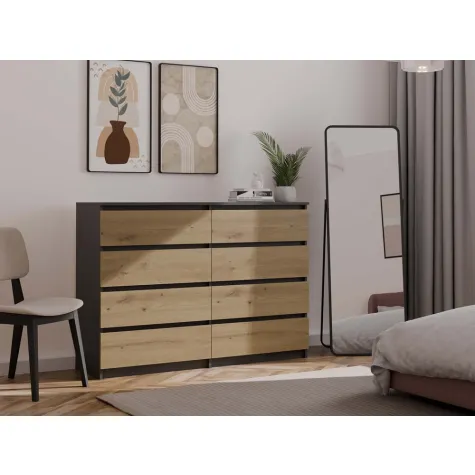 Komoda Malwa M8/140 ANTRACYT ARTISAN-4