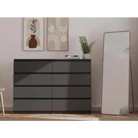 Komoda Malwa M8/140 CZARNY-3