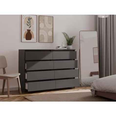 Komoda Malwa M8/140 CZARNY-4