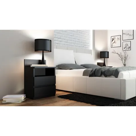 Szafka nocna Malwa M1 CZARNY-5