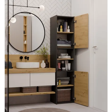 Słupek łazienkowy Sara S40 ANTRACYT ARTISAN-7