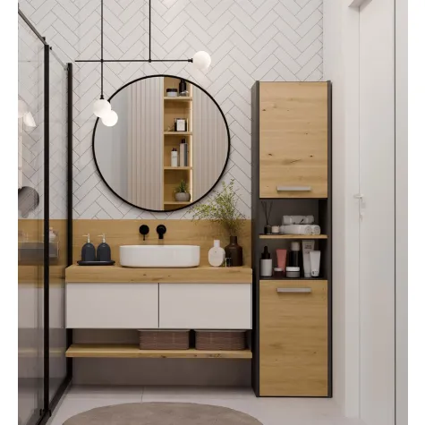 Słupek łazienkowy Sara S40 ANTRACYT ARTISAN-8