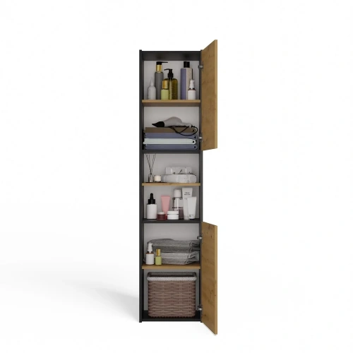 Słupek łazienkowy Sara S40 ANTRACYT DĄB ARTISAN-8