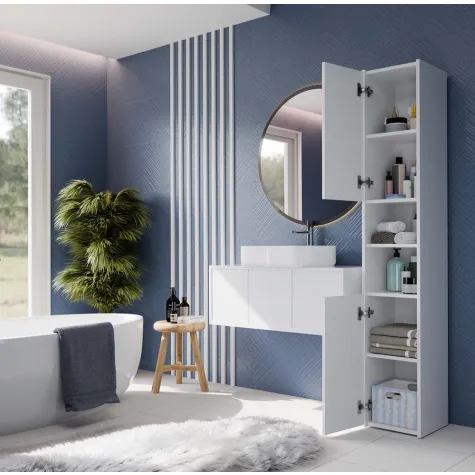 Słupek łazienkowy Sara S30 BIAŁY-6