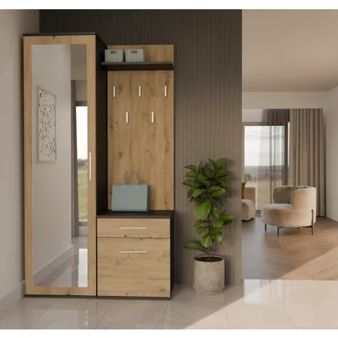 Garderoba Duo DUO ANTRACYT ARTISAN-5