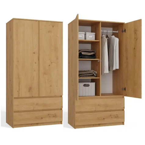 Szafa Malwa SS-90 DĄB ARTISAN-1