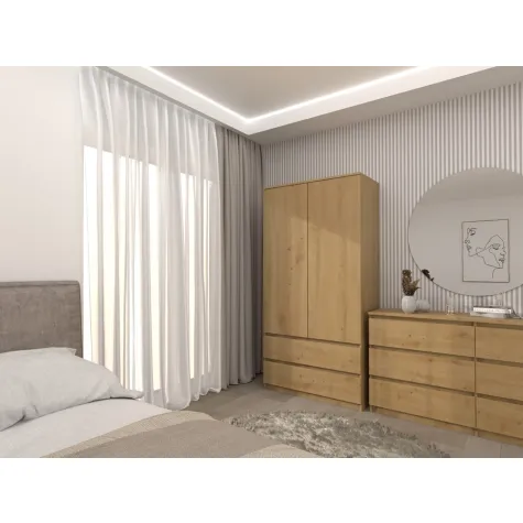 Szafa Malwa SS-90 DĄB ARTISAN-2