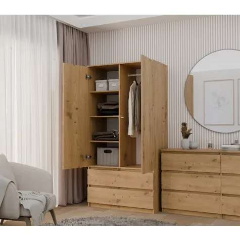 Szafa Malwa SS-90 DĄB ARTISAN-3