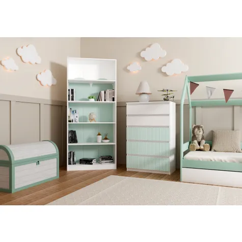 Komoda Malwa M5 ARTESO MINT Miętowy-2