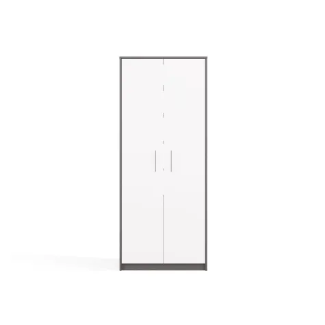 Regał Oliv 2D ANTRACYT BIEL-2