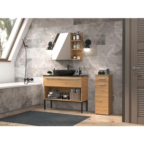 Słupek łazienkowy Nel V DS DĄB ARTISAN-6