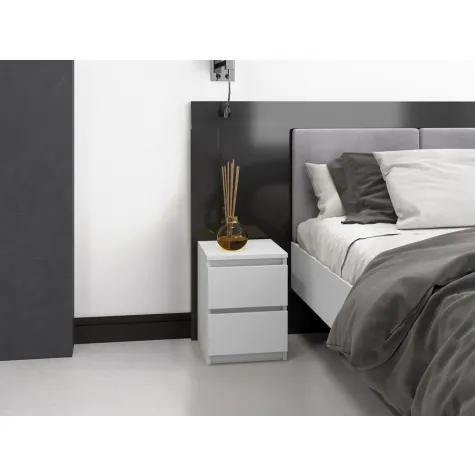 Szafka nocna Malwa M2 BIAŁY-5