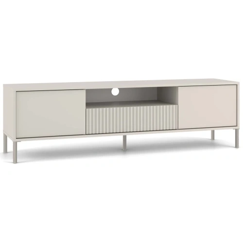 SZAFKA RTV KAMARO 160 KASZMIR Front ryflowany + Klasyczny-1
