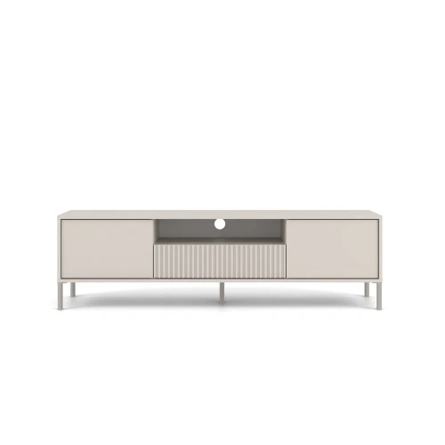SZAFKA RTV KAMARO 160 KASZMIR Front ryflowany + Klasyczny-5
