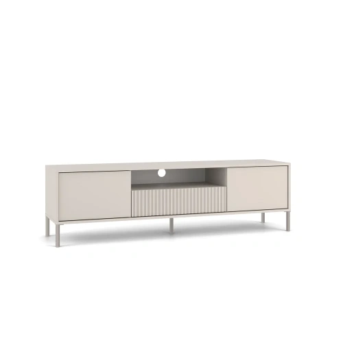 SZAFKA RTV KAMARO 160 KASZMIR Front ryflowany + Klasyczny-8