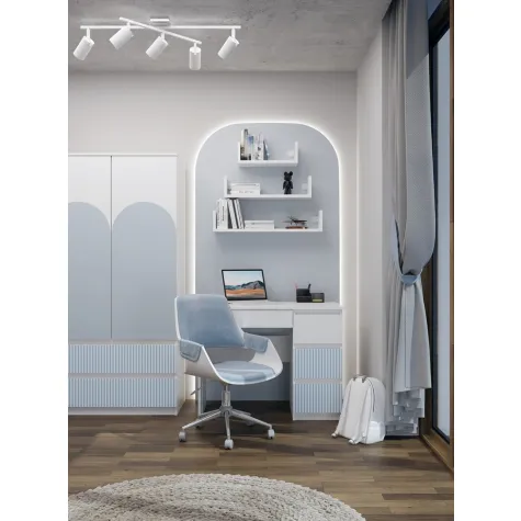 Biurko Mijas PRAWE ARTESO BLUE NIEBIESKI-2