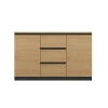 Komoda COSTA 1D3S/2D3S BA ANTRACYT DĄB ARTISAN-5