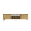 SZAFKA RTV KAMARO 160 DĄB ARTISAN Front ryflowany + Klasyczny-7