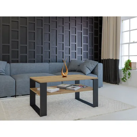 Ława Modern 1P ARTISAN CZARNY-5