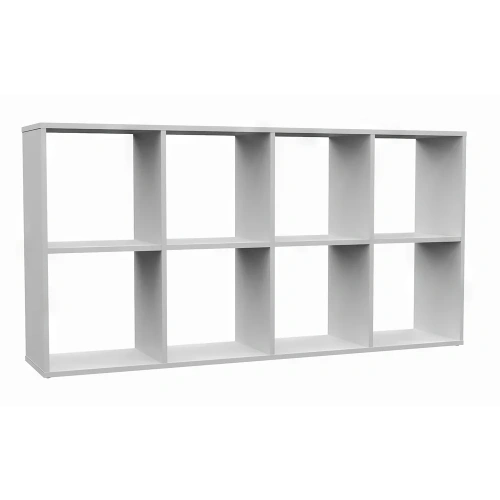 Regał Malax 2X4 BIAŁY-1