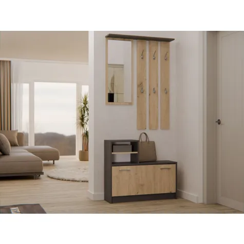 Garderoba Vera VERA ANTRACYT ARTISAN-5