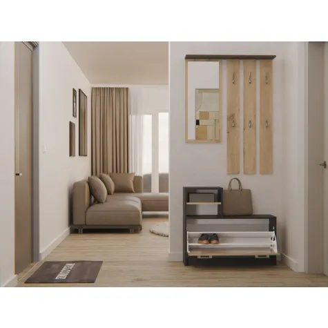 Garderoba Vera VERA ANTRACYT ARTISAN-8