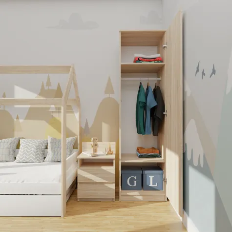 Szafa Malwa SD-50 DĄB SONOMA-8