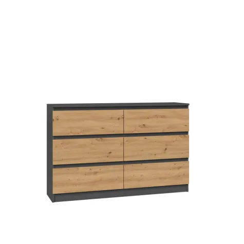 Komoda Malwa M6/120 ANTRACYT ARTISAN-1