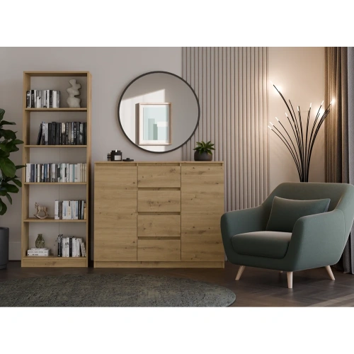 Komoda Malwa 2D4S 120 DĄB ARTISAN-5