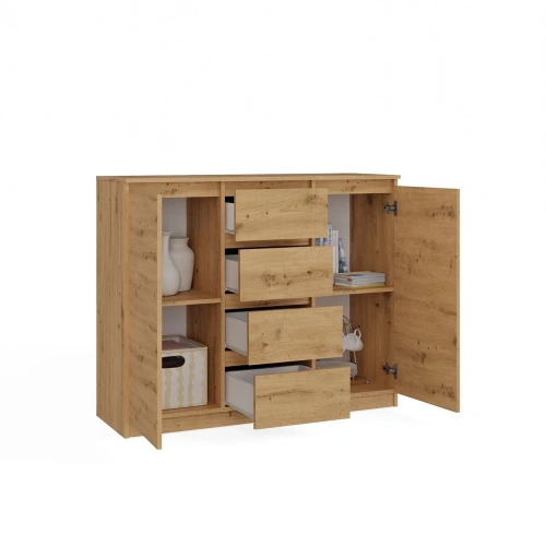 Komoda Malwa 2D4S 120 DĄB ARTISAN-6