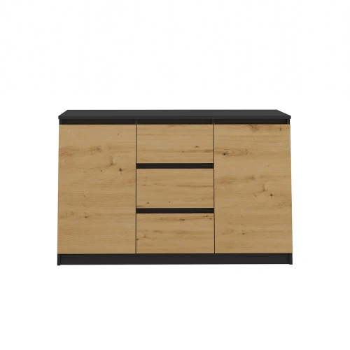 Komoda Malwa 2D3S ANTRACYT DĄB ARTISAN-5