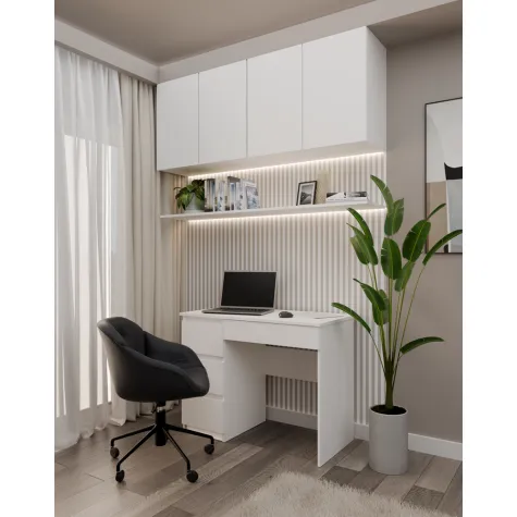 Biurko Mijas LEWE BIAŁY-5